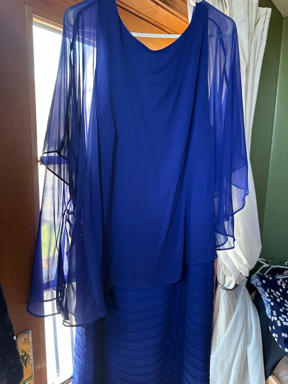 MSK Women's Deep Blue Sleeveless Dress